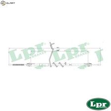 CABLE PULL PARKING BRAKE C0290B FOR FORD TRANSIT/Van/Platform/Chassis 2.4L 4cyl