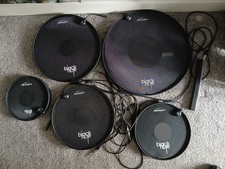 5x RTOM Drum Practice Pads and trigger set