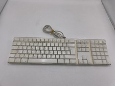 Apple White Wired Keyboard A1048 Dual USB Ports for iMAC G3 G4 G5 OEM Original