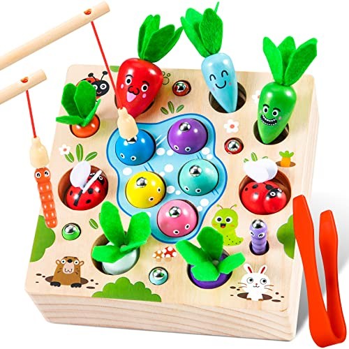 Wooden fishing game toy in - game, toy,