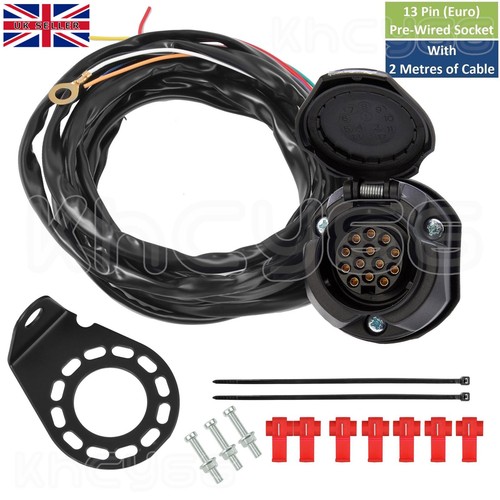 Pin euro socket pre wired - 13,