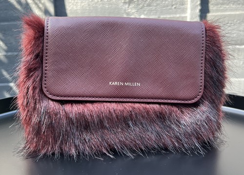 Karen millen clutch faux fur - clutch,