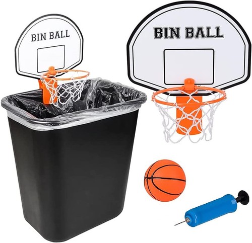 Clip trash can basketball - trash,