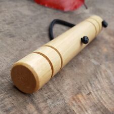 Wooden massage training stick yawara with blunt ends - European Hornbeam