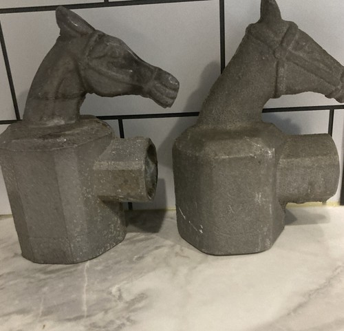 Vintage horse head - horse, post