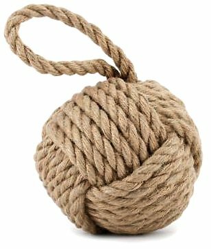 Nautical weighted natural rope - natural,