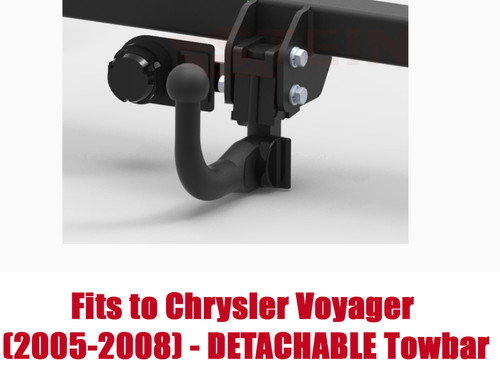 Detachable tow bar for - tow,