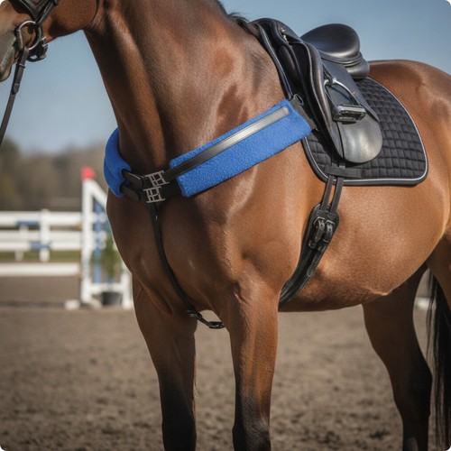 Fleece girth cover - fleece,