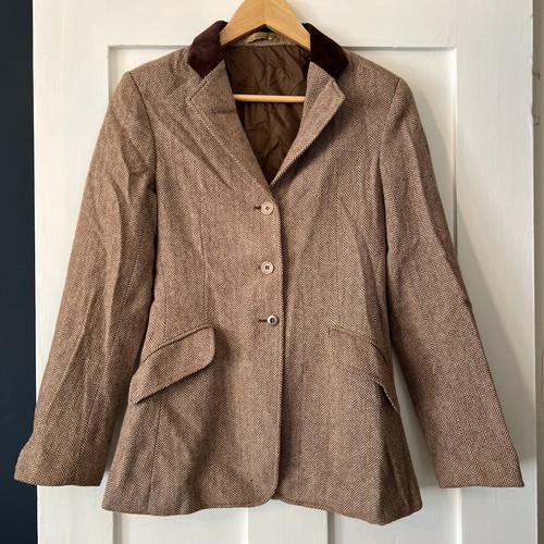 Shires brown tweed show jacket
