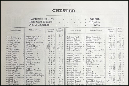 1873 cheshire the - 1873., of
