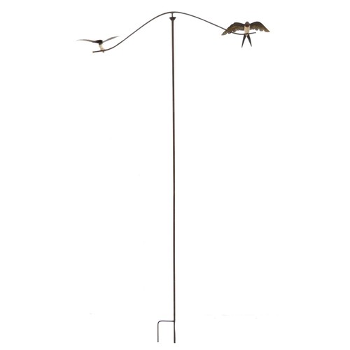 Tall rusty swallow metal - tall,