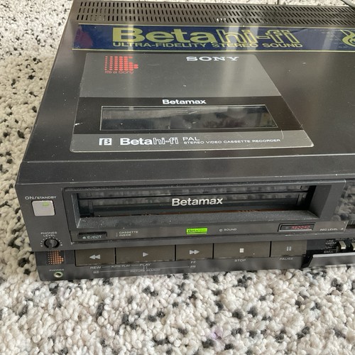 Sony hf100ub betamax - sl-hf100ub, hi-fi