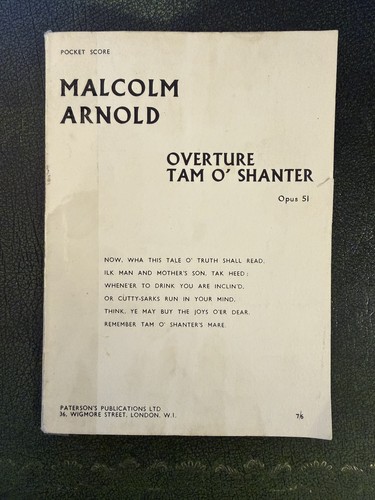 Malcolm arnold overture tam - malcolm,