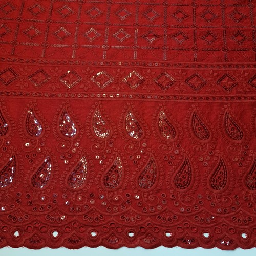 Viscose broderie anglaise - broderie,