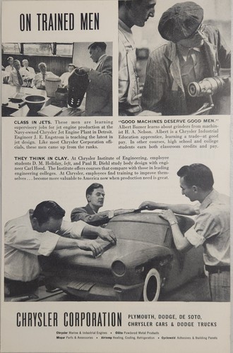 1952 print chrysler - ad,
