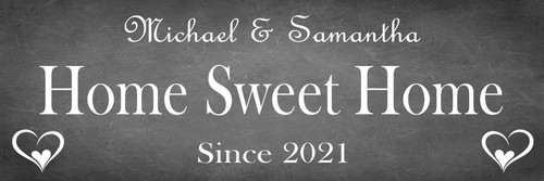 Home sweet - home, personalised
