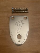 Vintage Fender USA 1970's Stratocaster Neck Plate & Screw Strat Tele