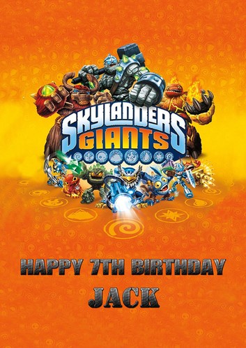 Skylanders giants birthday - skylanders,
