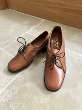 Rare Vintage Trickers Lady Tricker Unworn 1950s Lace Up Shoes Brown UK Size 4.5