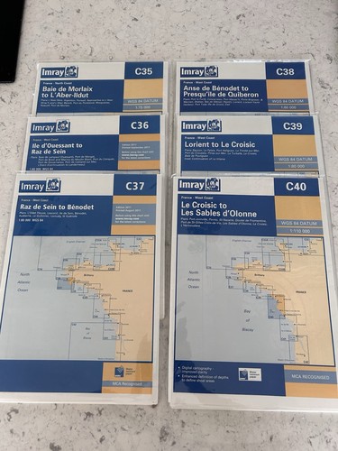 Imray charts french coast - charts,
