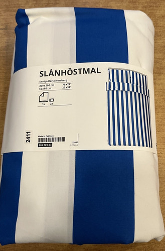 Ikea slanhostmal blue striped - slanhostmal,
