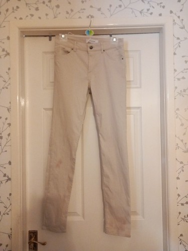 Beige stretch trousers with - beige, 5