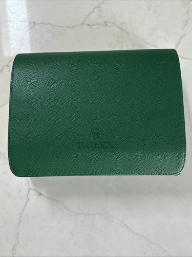 Rolex green leather - rolex,