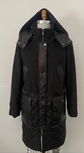 Badgley mischka coat black - coat~m~,