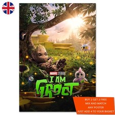 I Am Groot Poster Print A5 A4