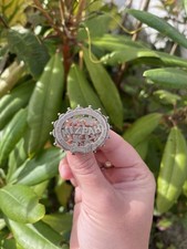 Victorian 1892 Silver Mizpah Brooch 