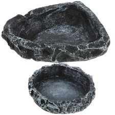  2 Pcs Basin Food Pet Lizard