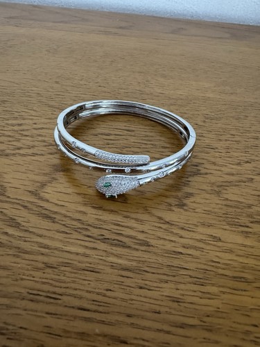 Snake serpant bangle with - bangle,