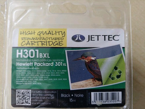 Hewlett packard 301xl black - hewlett,