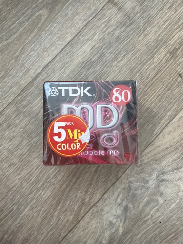 Tdk mini disc x5 - mini, 80