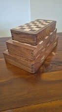 x3 Portable Wooden Chess Board