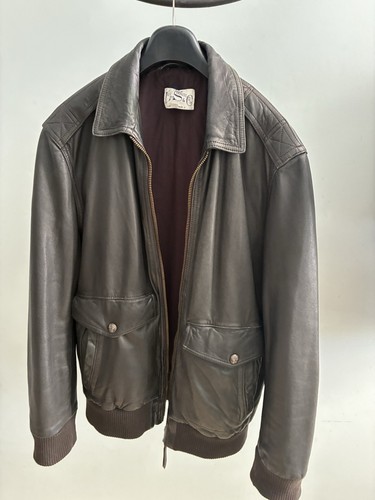 Levis leather jacket large - a2,