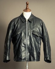 Vintage 1950s French Army Goatskin Tank Jacket – XL (46)