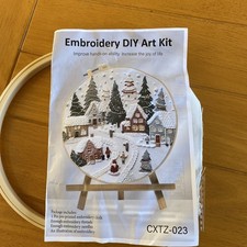Winter scene Embroidery kit