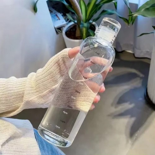 1pc clear water bottl - clear,