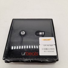 URBeats By Dr Dre In Ear Headphones Black/Silver In Box (#H1/9)
