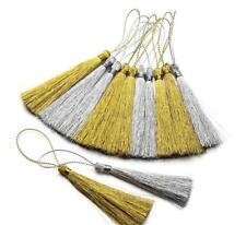 100pcs Gold/silver tassel Pendant Bookmark tassels Jewelry Accessories crafts 