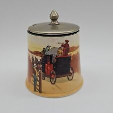 RARE ROYAL DOULTON SERIESWARE ANTIQUE PRESERVE POT Stagecoach D2716 1930
