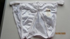 VINTAGE TANGA CROUCH LESS PANTIES KNICKERS SIZE W 26-40 INCH