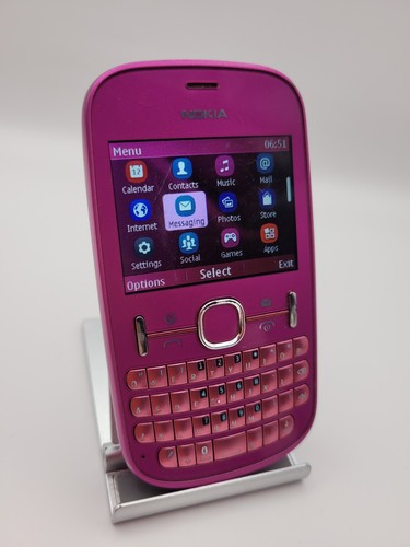 Nokia asha 201 pink mobile - nokia,