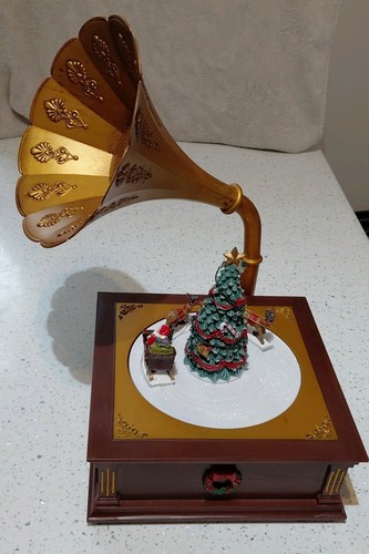 Lighted christmas music box - christmas,