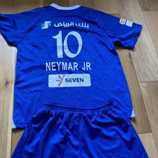 Kids Home Football Shirt Blue