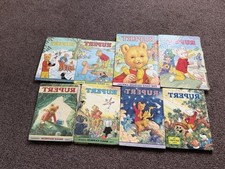 8 X Rupert The Bear Annuals