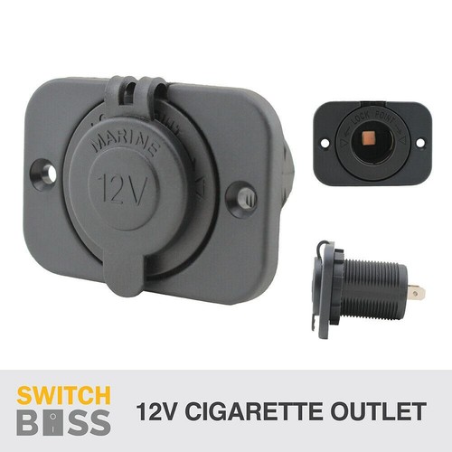 12v cigarette socket flush - 12v,