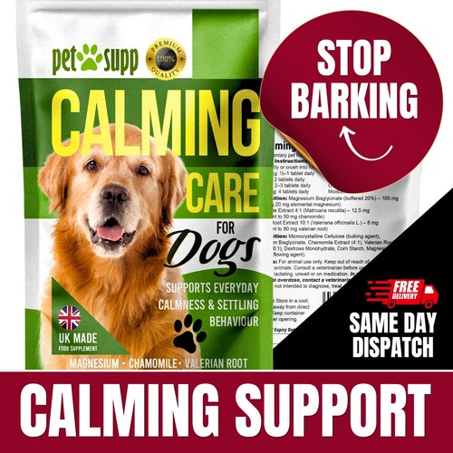 Dog calming tablets separation - calming,