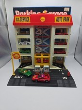 Vintage shell parking garage - shell,